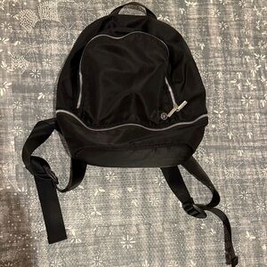 GAIAM Black Backpack with Silver Accents